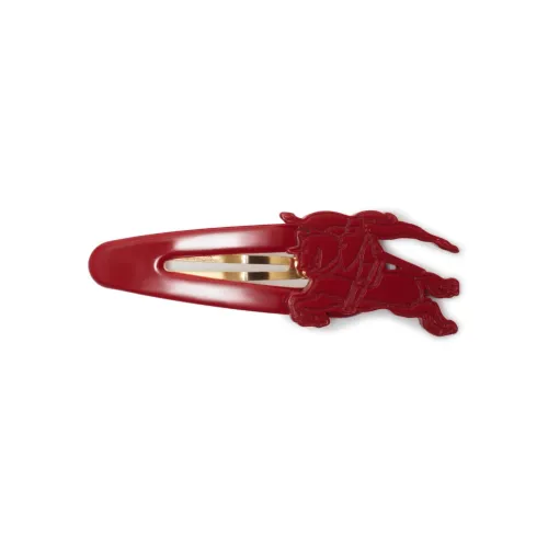 Burberry Metal Hair Clips Kids' Orange Red