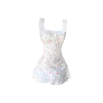 CZMO Sleeveless Dresses Women's Floral Dress