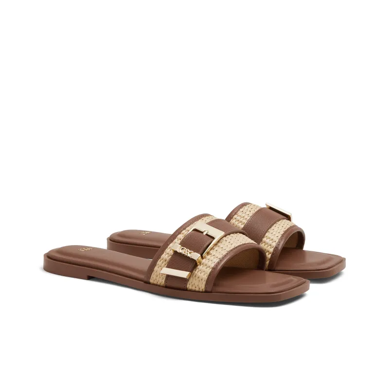 CHARLES&KEITH Composite Sole Slip Resistant Slide Slippers 1.3cm Women's-2