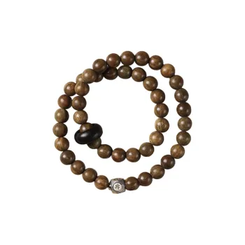 Yuxin Green Sandalwood Bracelets Unisex