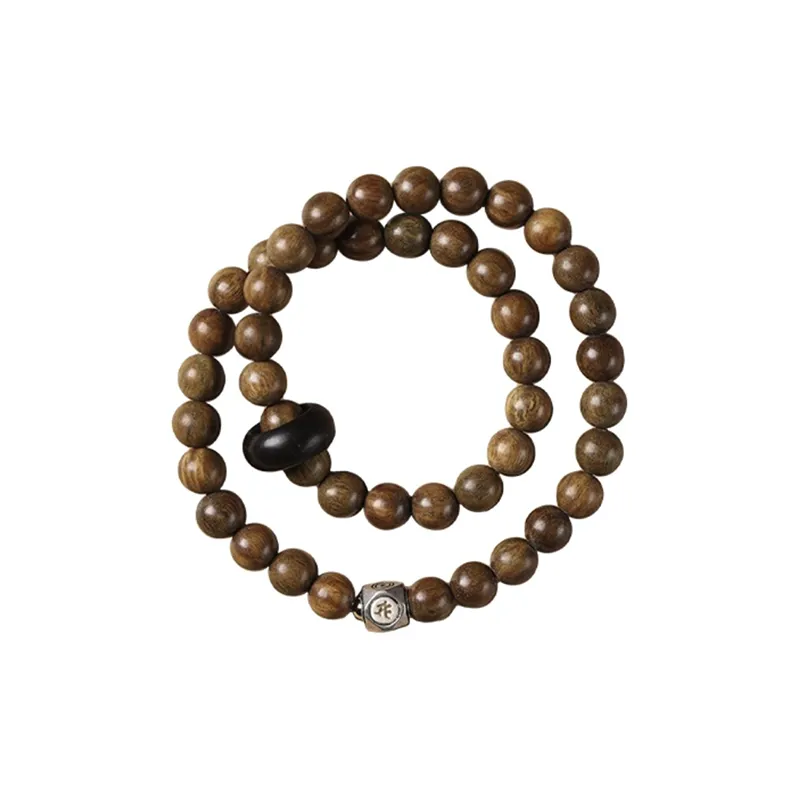 Yuxin Green Sandalwood Bracelets Unisex-0