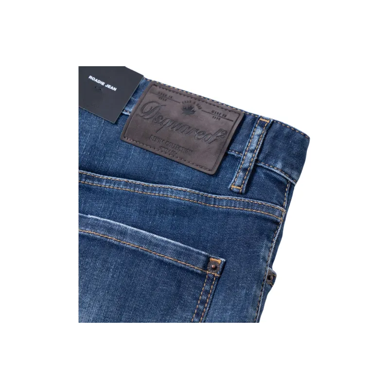 DSQUARED 2 Ripped Faded Straight leg Jeans-6