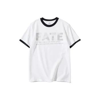 FAIRWHALE Drop Shoulder Sleeve T Shirt Women's