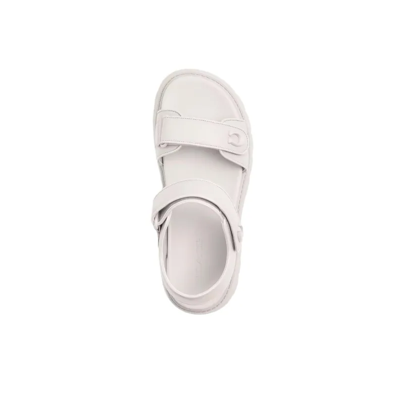 COACH Brynn One Strap Sandals Women's White-3