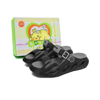 Budding Bear EVA Quiet Slip Resistant Odor Resistant Abrasion Resistant Slide Slippers Men's Box