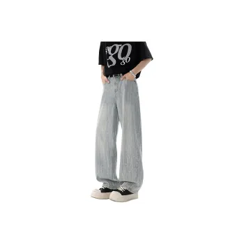 F·dragon Jeans Unisex Jacquard Denim