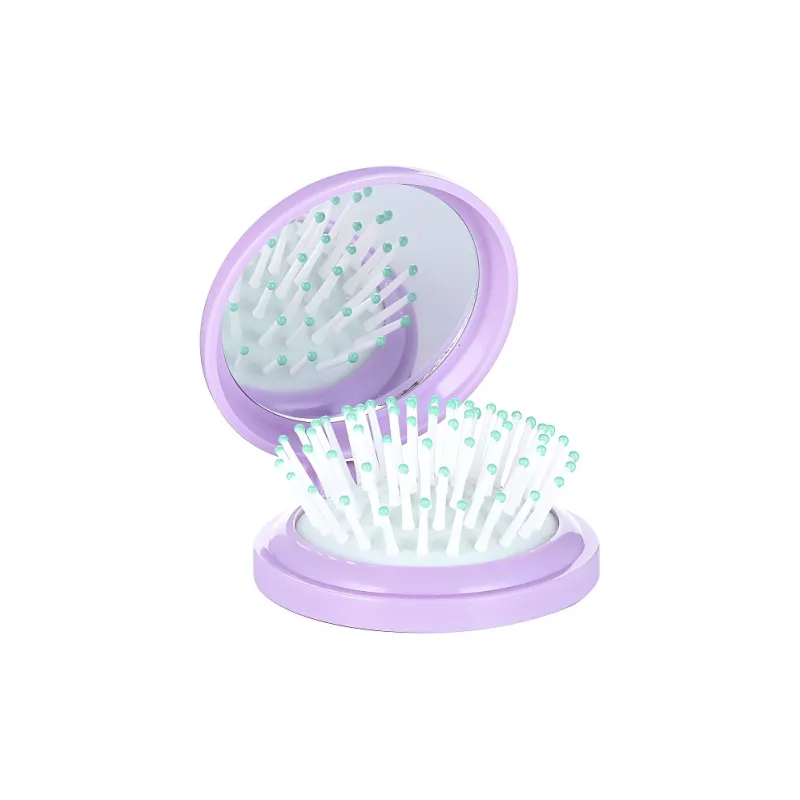 Future Maple Mini 2 in 1 Folding Mirror Air Cushion Comb Portable Comb And Mirror Set-7