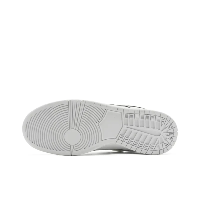 B.Duck Summer Travis Scott X AJ1 Lightning Collection Skateboard Shoes Unisex Low Top Black/White-9