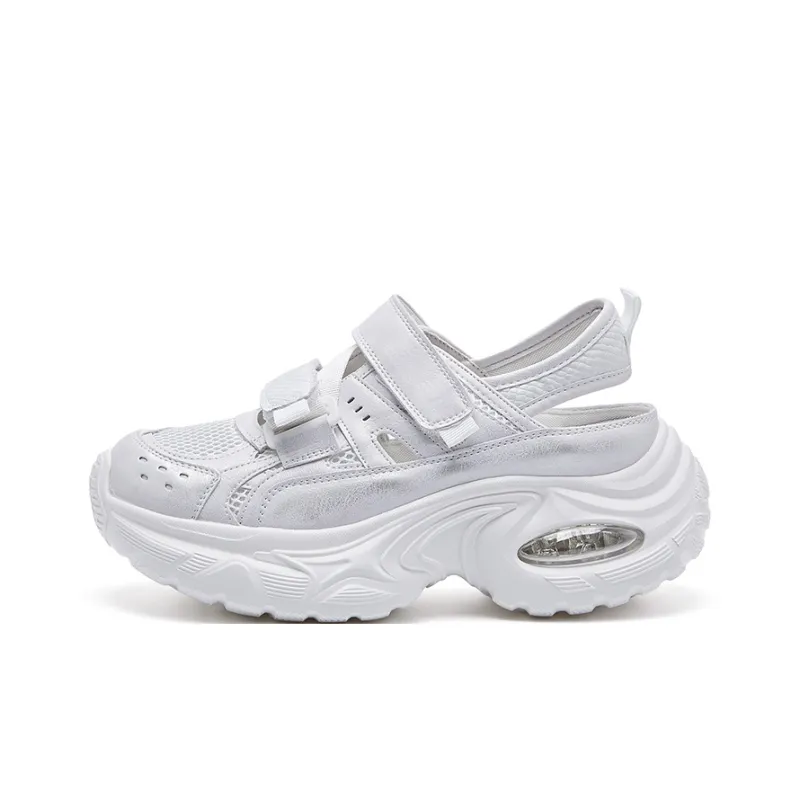 BURGELY Lightweight Height Increasing Low Top Chunky Sneakers Women's-0