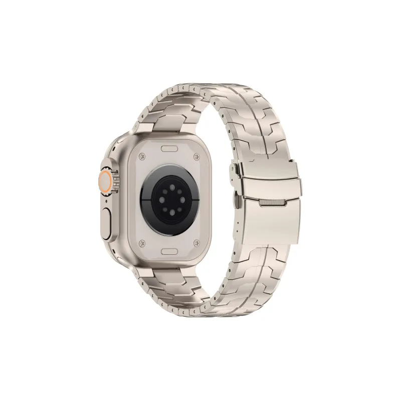 KVZUVUU Apple Compatibility Watch Band Metal-1