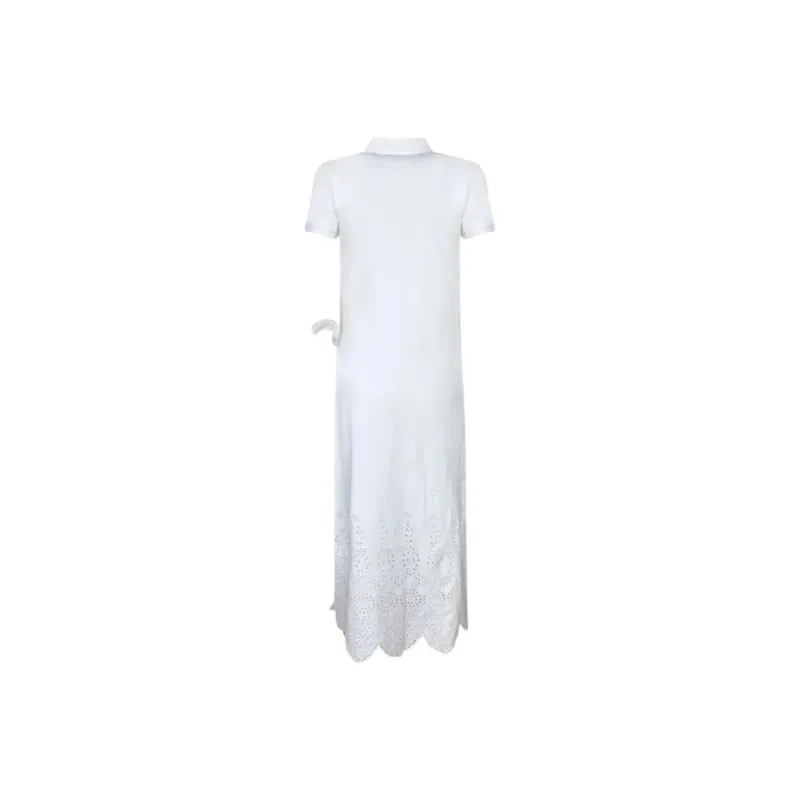 Polo Ralph Lauren Short Sleeved Dress Women's White-1