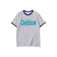 White Gray Navy Blue Edge