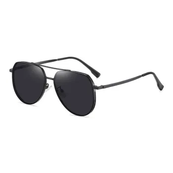AAJF Stainless Steel Aviator Sunglasses Unisex