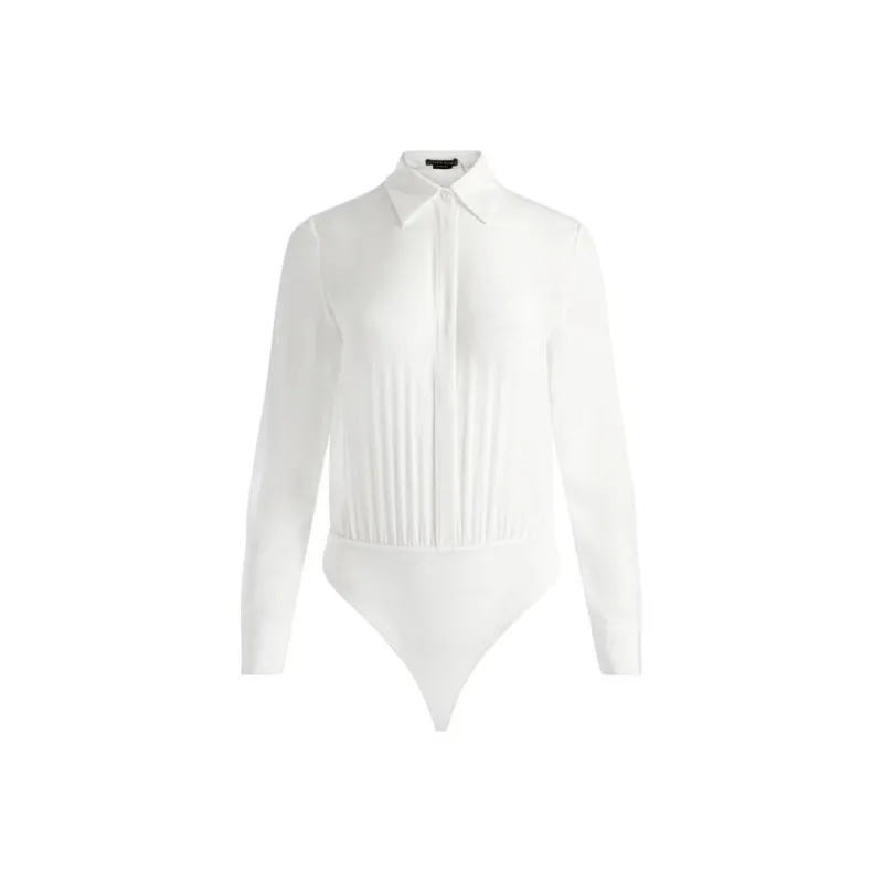 ALICE+OLIVIA Bodysuits Women's Gray White-0