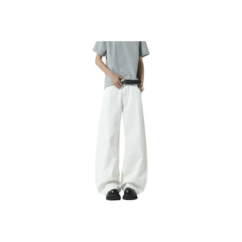 PANDA ADEVIL Jeans Unisex White-0