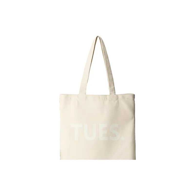 NEARAY Canvas Bag, Handbag, Shoulder Bag Medium Size Women's Tuesday White-3