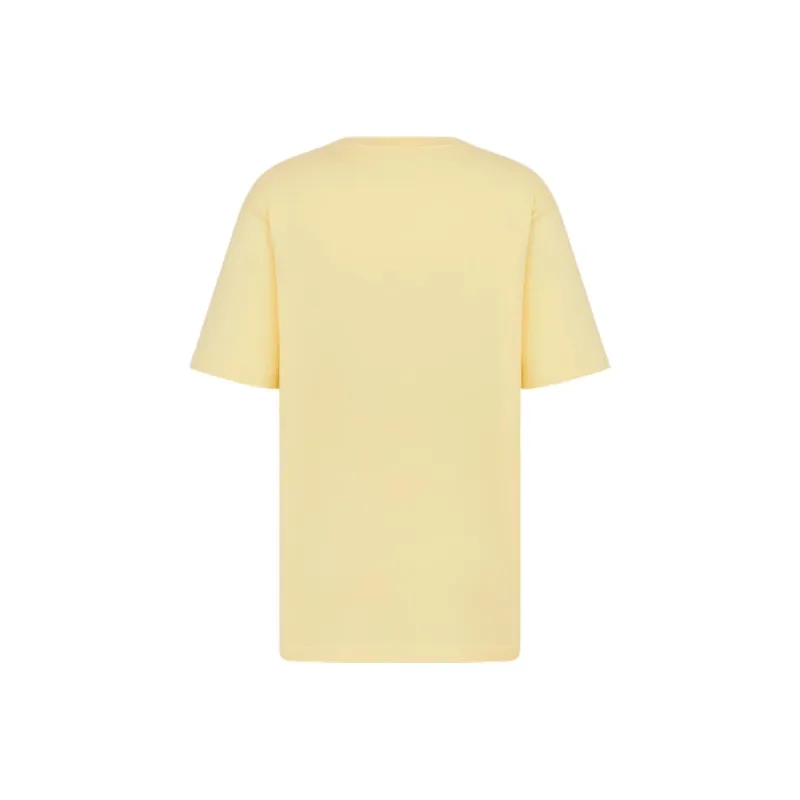 DIOR T Shirts Men Yellow-1