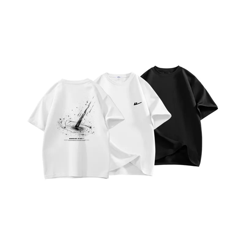 Warrior Huichao Riding The Wind Collection Drop Shoulder Sleeve T Shirt Women's-12