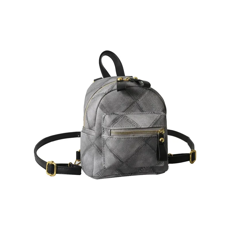 Yalu PU Backpack Women's Black/Blue-0