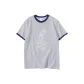 White Gray Navy Blue Edge