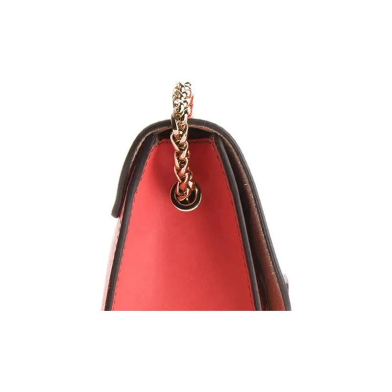 Furla Metropolis Collection Leather Crossbody Bag Women's Red-3