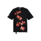 Black with Orange Pattern