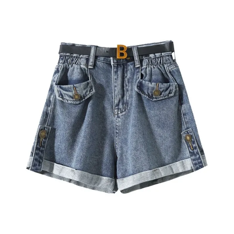 YINLEI Denim Shorts Women's-2