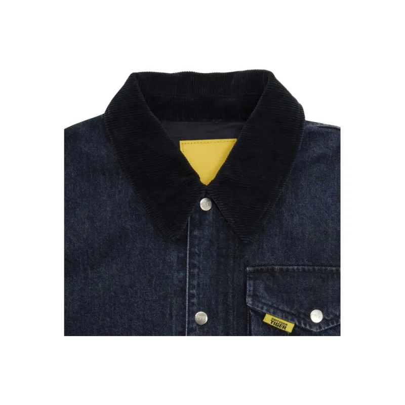 Onitsuka Tiger Denim Jacket Men's Blue/Navy Blue-2