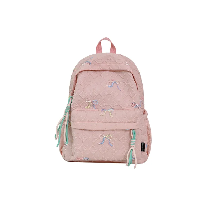 WICKBUEN Nylon Backpack Regular Unisex White/Black/Purple/Blue-16