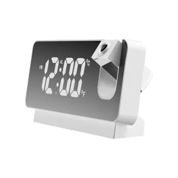 DOULEX Sweeping Seconds Movement Alarm Clock Unisex