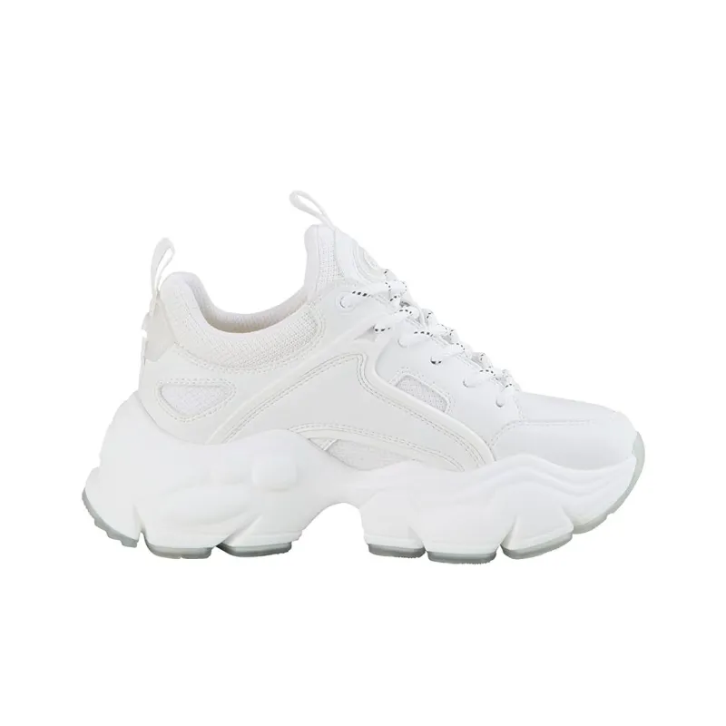Buffalo Anti Slip Wear Resistant Low Top Casual Shoes Women's White-1