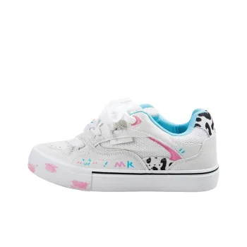 DGUMI Low Top Skateboard Shoes Women's Cream White
