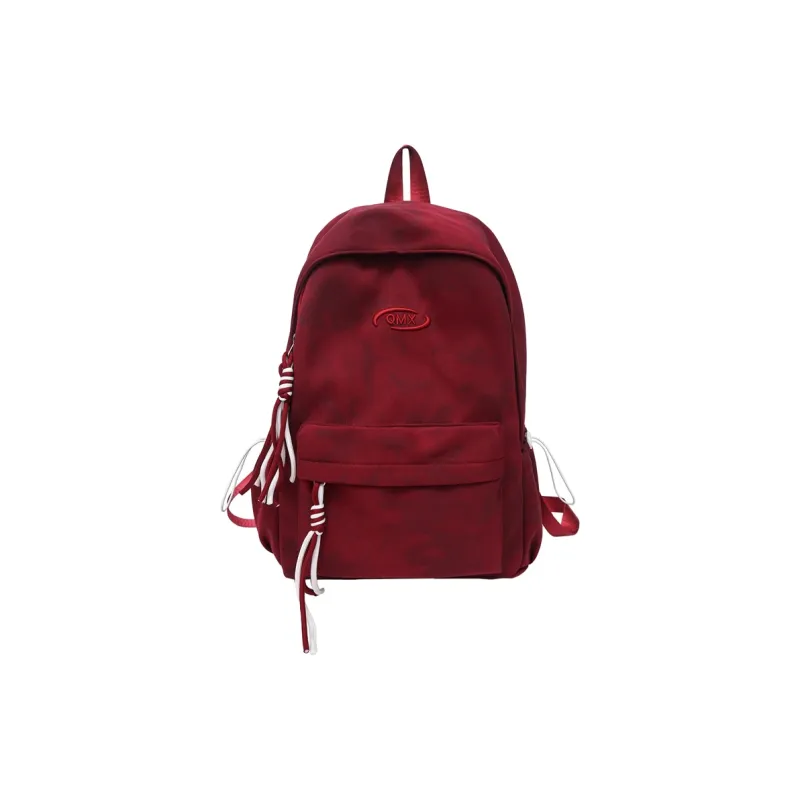 Moonshine Nylon Backpack Travel Computer Backpack Unisex Black/White/Green/Red-6