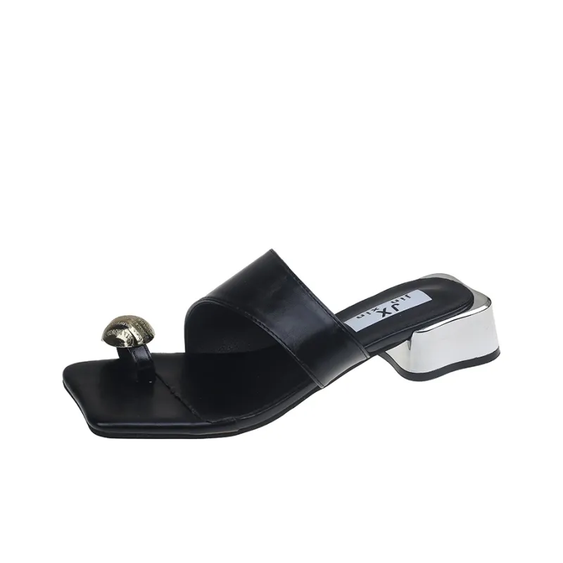 Alxnan Rubber Sole Slip Resistant Slide Slippers Women's-3