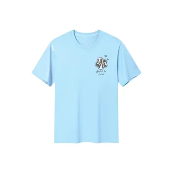 XTEP T Shirt Men's Mountain Mist Blue