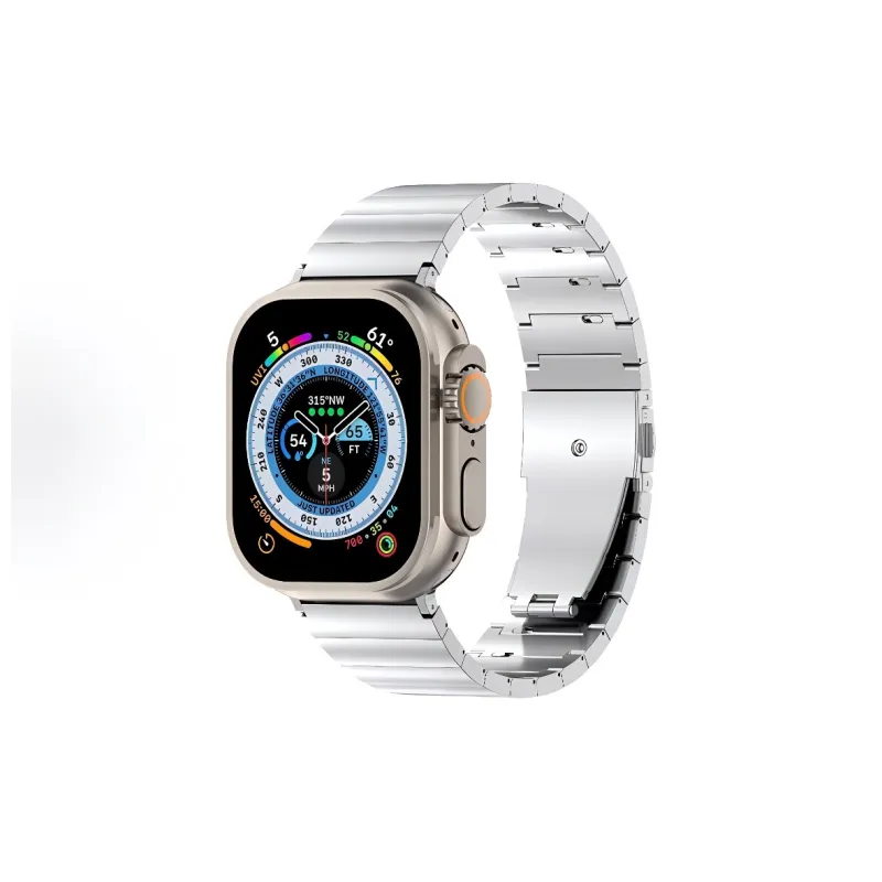 KVZUVUU Apple Compatibility Watch Band Metal-3