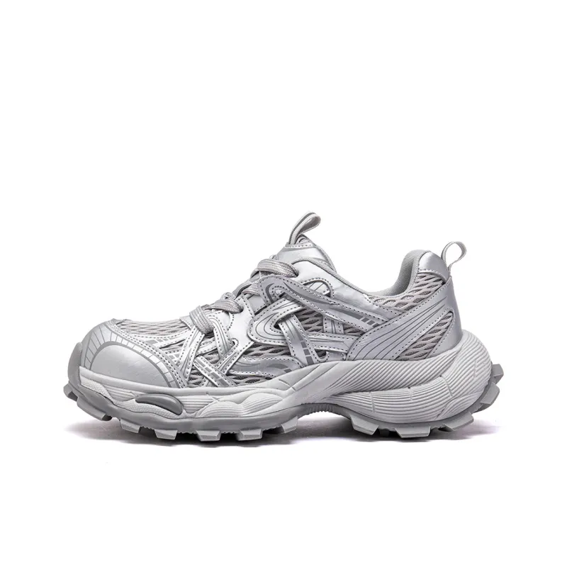 JEANSWEST Cushioning Height Increasing Abrasion Resistant Lightweight Mat Low Top Chunky Sneakers Women's-5