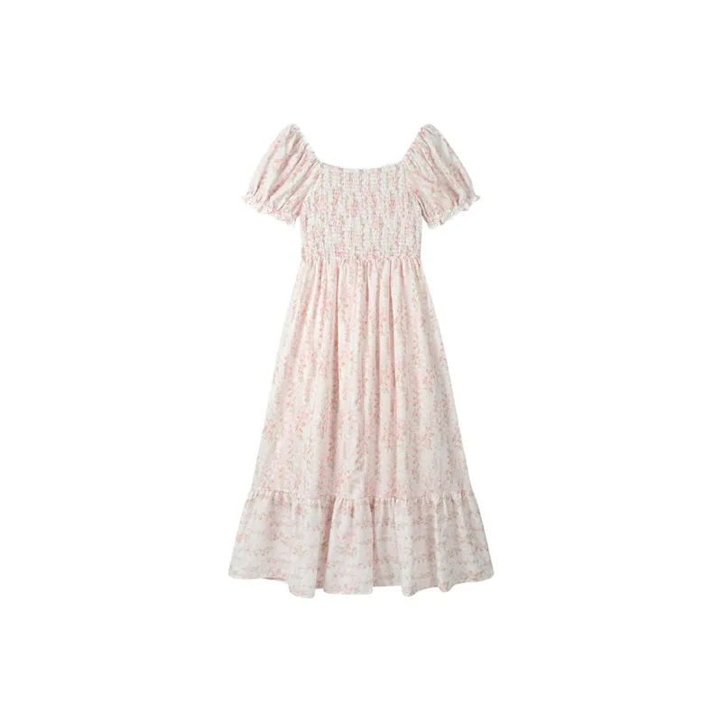 Peaches Peaches Short Sleeved Dress Women's-1
