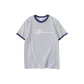 White Gray Navy Blue Edge