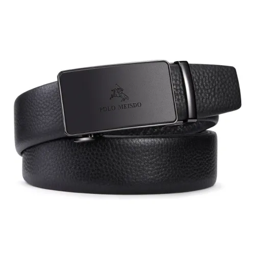 POLOMEISDO Business Casual Top Grain Cow Leather Belt Premium Luxury Brand Belt For Husband Men's Width: 3.5cm