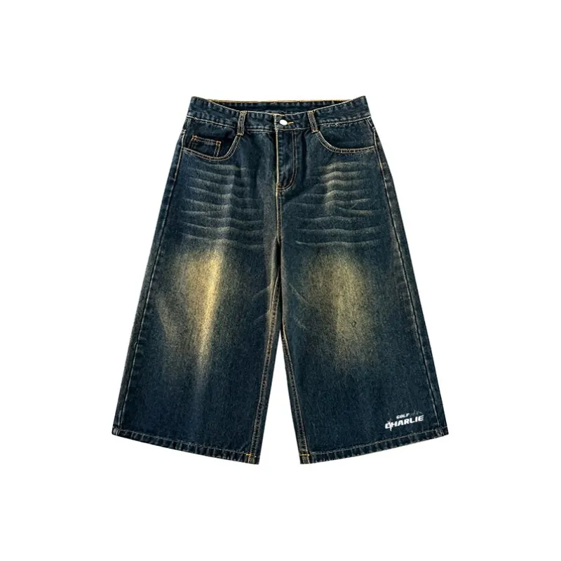 CHARLIE GOLF Denim Shorts Unisex-0