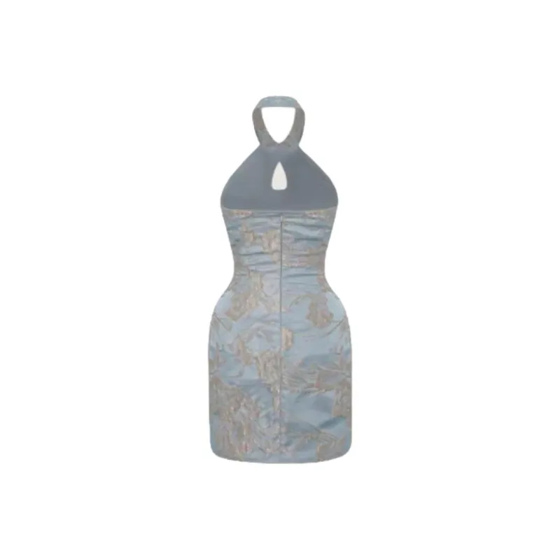 CZMO Sleeveless Dresses Women's Blue-1