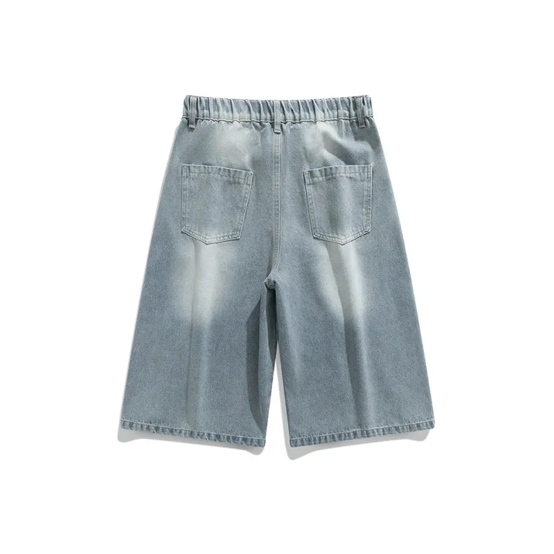 ALI THE FOX Denim Shorts Unisex-1