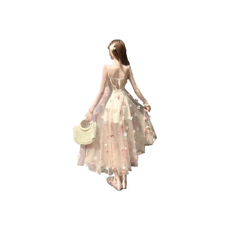 GOSO Slip Dresses Women's Light Pink-1