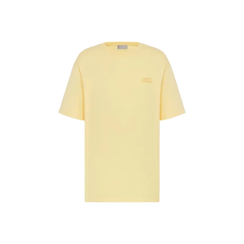 DIOR T Shirts Men Yellow-0