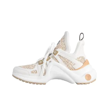 LOUIS VUITTON Archlight Low Top Chunky Sneakers Women's Beige