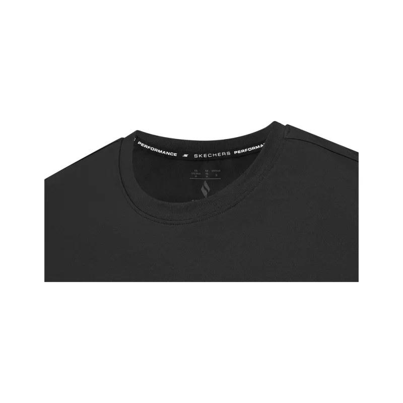 Skechers Comfort Sports Series Regular T Shirt Women's Carbon Black 0018-2