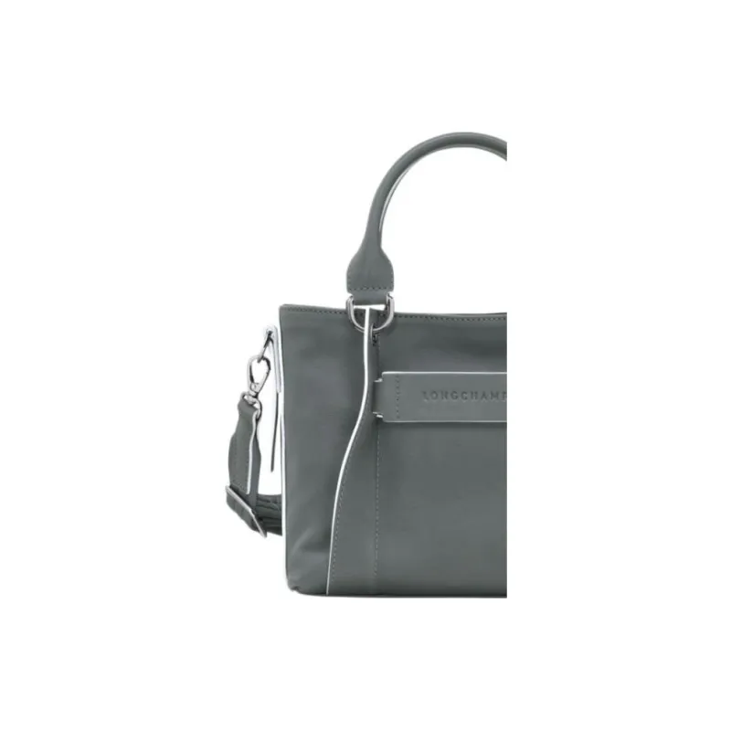 LONGCHAMP Calfskin Portable Crossbody Bag Shoulder Bag Women's Dark Gray-1