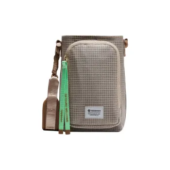 Lululemon Color Block Water Bottle Bag, Shoulder Bag, Crossbody Bag Unisex Oak Brown