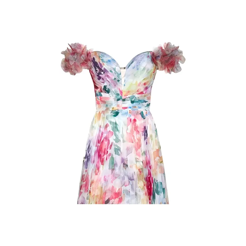Marchesa Notte Sleeveless Dresses Women's Multicolor-4